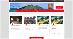 Desktop Screenshot of kamenica.sk